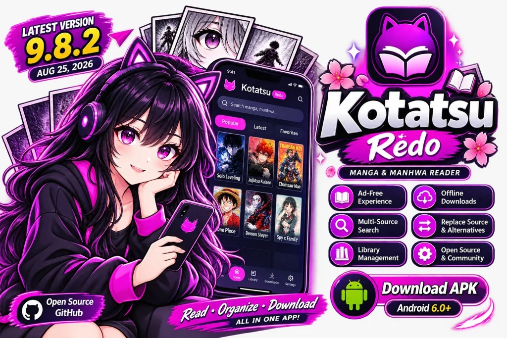 image of Kotatsu Redo APK site